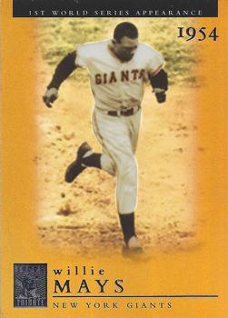 2003 Topps Tribute World Series - Gold #1 Willie Mays Front
