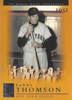 2003 Topps Tribute World Series - Gold #101 Bobby Thomson Front