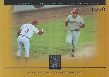 2003 Topps Tribute World Series - Gold #146 Johnny Bench Front