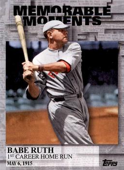 2017 Topps - Memorable Moments #MM-3 Babe Ruth Front