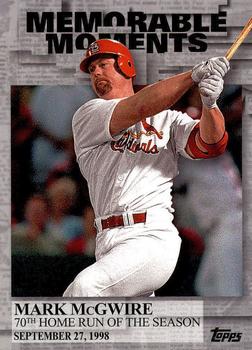 2017 Topps - Memorable Moments #MM-14 Mark McGwire Front