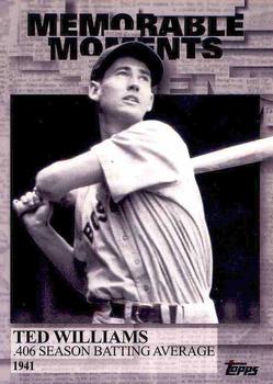 2017 Topps - Memorable Moments #MM-20 Ted Williams Front
