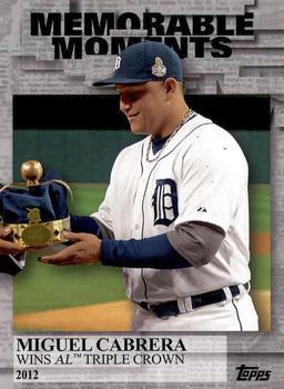 2017 Topps - Memorable Moments #MM-30 Miguel Cabrera Front
