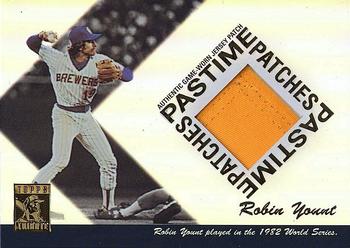 2003 Topps Tribute World Series - Pastime Patches #PPR-RY Robin Yount Front