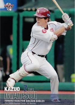 2017 BBM #123 Kazuo Matsui Front