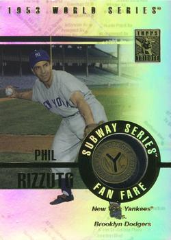 2003 Topps Tribute World Series - Subway Fan Fare Tokens #SSF-PR Phil Rizzuto Front