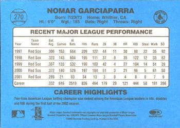 2002 Donruss Originals #270 Nomar Garciaparra Back