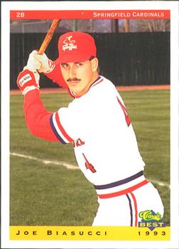 1993 Classic Best Springfield Cardinals #2 Joe Biasucci Front