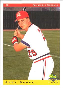 1993 Classic Best Springfield Cardinals #4 Andy Bruce Front