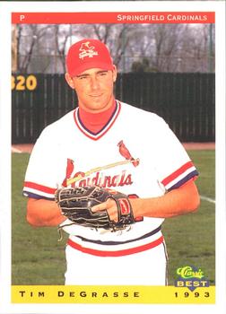 1993 Classic Best Springfield Cardinals #6 Tim DeGrasse Front
