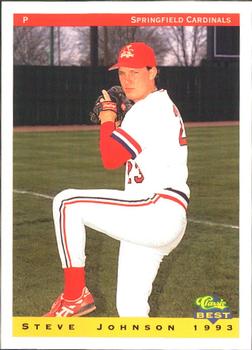 1993 Classic Best Springfield Cardinals #14 Steve Johnson Front