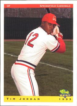 1993 Classic Best Springfield Cardinals #15 Tim Jordan Front