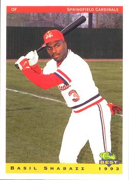 1993 Classic Best Springfield Cardinals #22 Basil Shabazz Front