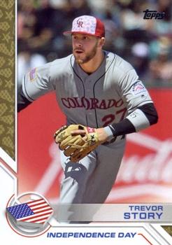 2017 Topps - Independence Day #ID-9 Trevor Story Front