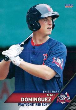 2017 Choice Pawtucket Red Sox #9 Matt Dominguez Front