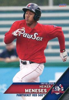 2017 Choice Pawtucket Red Sox #16 Heiker Meneses Front