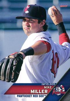 2017 Choice Pawtucket Red Sox #17 Mike Miller Front