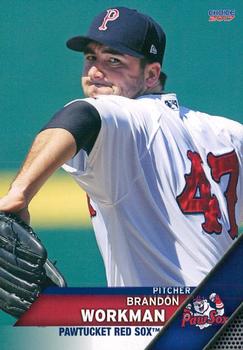 2017 Choice Pawtucket Red Sox #31 Brandon Workman Front