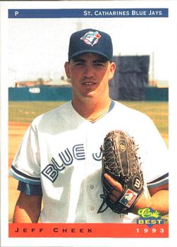 1993 Classic Best St. Catharines Blue Jays #5 Jeff Cheek Front