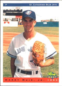 1993 Classic Best St. Catharines Blue Jays #17 Harry Muir Front
