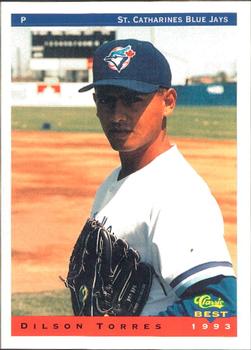 1993 Classic Best St. Catharines Blue Jays #23 Dilson Torres Front