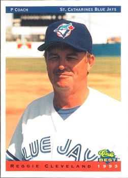 1993 Classic Best St. Catharines Blue Jays #28 Reggie Cleveland Front