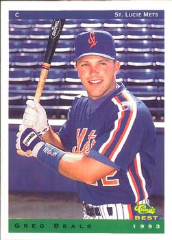 1993 Classic Best St. Lucie Mets #2 Greg Beals Front