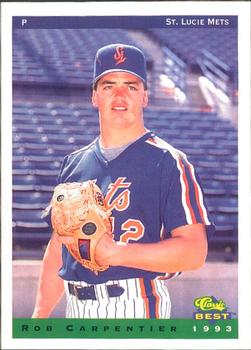 1993 Classic Best St. Lucie Mets #4 Rob Carpentier Front