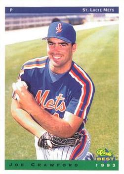 1993 Classic Best St. Lucie Mets #6 Joe Crawford Front