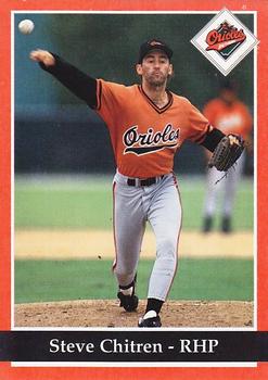 1994 Baltimore Orioles Program Cards #NNO Steve Chitren Front