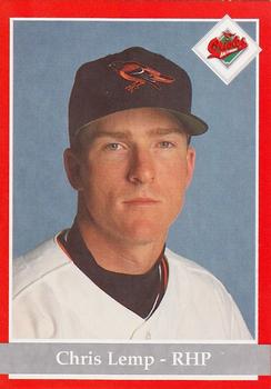1994 Baltimore Orioles Program Cards #NNO Chris Lemp Front