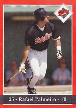 1994 Baltimore Orioles Program Cards #NNO Rafael Palmeiro Front