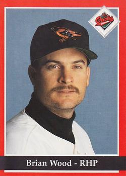 1994 Baltimore Orioles Program Cards #NNO Brian Wood Front