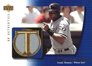 2003 UD Authentics - Threads of Time #TT-FT Frank Thomas Front
