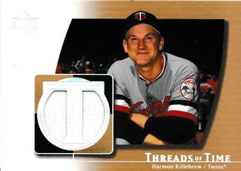 2003 UD Authentics - Threads of Time Gold #TT-HK Harmon Killebrew Front