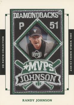 2003 UD Patch Collection - MVP's #MVP-2 Randy Johnson Front