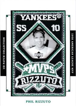 2003 UD Patch Collection - MVP's #MVP-9 Phil Rizzuto Front