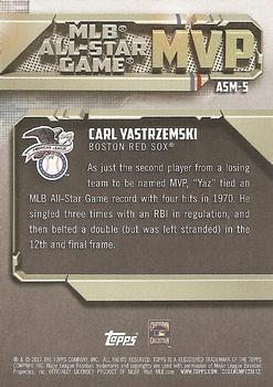 2017 Topps - All-Star Game MVP #ASM-5 Carl Yastrzemski Back