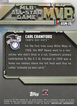 2017 Topps - All-Star Game MVP #ASM-19 Carl Crawford Back