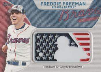 2017 Topps - Independence Day Commemorative MLB Logo Patch #IDML-FF Freddie Freeman Front