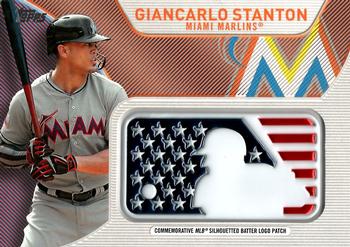 2017 Topps - Independence Day Commemorative MLB Logo Patch #IDML-GS Giancarlo Stanton Front