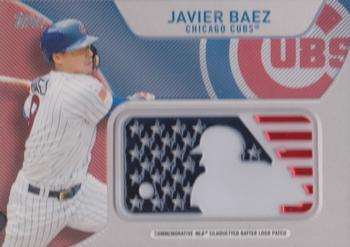 2017 Topps - Independence Day Commemorative MLB Logo Patch #IDML-JB Javier Baez Front
