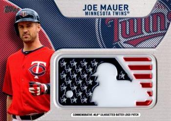 2017 Topps - Independence Day Commemorative MLB Logo Patch #IDML-JM Joe Mauer Front