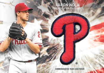 2017 Topps - Independence Day Commemorative Team Logo Patch #IDTL-AN Aaron Nola Front