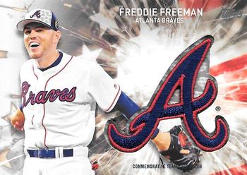 2017 Topps - Independence Day Commemorative Team Logo Patch #IDTL-FF Freddie Freeman Front