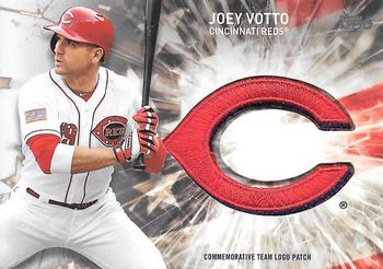 2017 Topps - Independence Day Commemorative Team Logo Patch #IDTL-JV Joey Votto Front