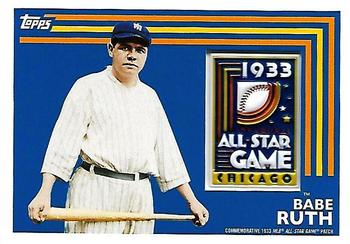 2017 Topps - MLB All-Star Game Commemorative Logo Patch #ASL-BRU Babe Ruth Front