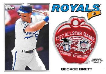 2017 Topps - MLB All-Star Game Commemorative Logo Patch #ASL-GB George Brett Front