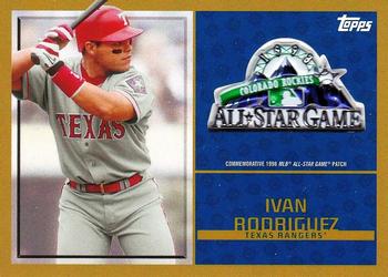 2017 Topps - MLB All-Star Game Commemorative Logo Patch #ASL-IR Ivan Rodriguez Front