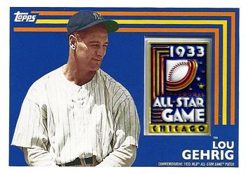 2017 Topps - MLB All-Star Game Commemorative Logo Patch #ASL-LG Lou Gehrig Front